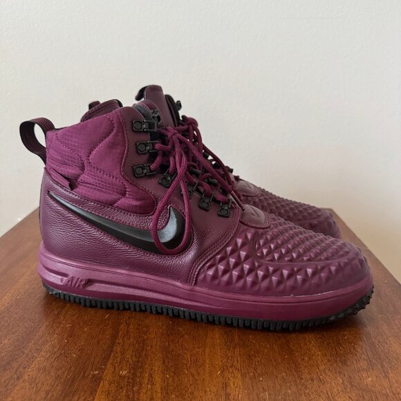 Nike AF1 Duckboot 2017 Lunar Force 1 Bordeaux - Picture 1 of 13